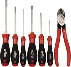 Wiha - 7 Piece Cutting Plier Set - Comes in Clamshell - Best Tool & Supply