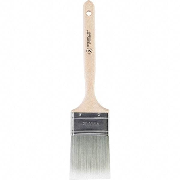 Wooster Brush - 2-1/2" Flat Polyester Sash Brush - 2-15/16" Bristle Length, 7-1/2" Wood Handle - Best Tool & Supply