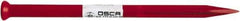 Osca - 12" OAL x 13/32" Blade Width Brick Chisel - Chrome Vanadium Steel Handle - Best Tool & Supply