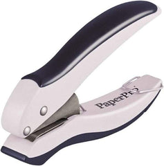 PaperPro - Paper Punches Type: 10 Sheet Manual One Hole Punch Color: Gray - Best Tool & Supply