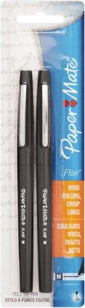 Paper Mate - Felt Tip Porous Point Pen - Black - Best Tool & Supply