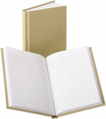 Boorum & Pease - 96 Sheet, 4-3/8 x 7", Memo Book (Side Bound) - Tan - Best Tool & Supply