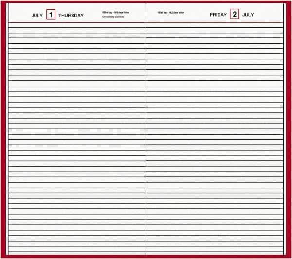 AT-A-GLANCE - 200 Sheet, 7-11/16 x 12-1/8", Composition Book - Red - Best Tool & Supply