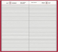 AT-A-GLANCE - 200 Sheet, 7-11/16 x 12-1/8", Composition Book - Red - Best Tool & Supply