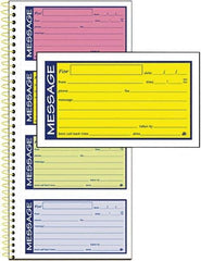 AT-A-GLANCE - 200 Sheet, 5-1/4 x 11", Call Book - Lime - Best Tool & Supply