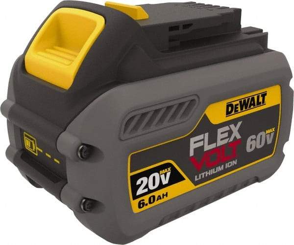 DeWALT - 60 Volt Lithium-Ion Power Tool Battery - 6 Ahr Capacity, 2 hr Charge Time, Series 20/60 FLEXVOLT - Best Tool & Supply