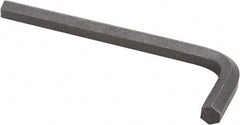 Paramount - 1/4" Hex, Short Arm, Hex Key - 3-19/64" OAL, Inch System of Measurement - Best Tool & Supply