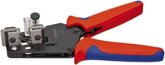 Knipex - 15 to 10 AWG Capacity Precision Wire Stripper - 7-1/2" OAL, Plastic Cushion Handle - Best Tool & Supply