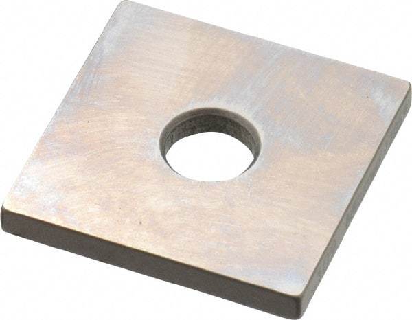 Mitutoyo - 0.109" Square Steel Gage Block - Accuracy Grade 0, Includes Certificate of Inspection - Best Tool & Supply