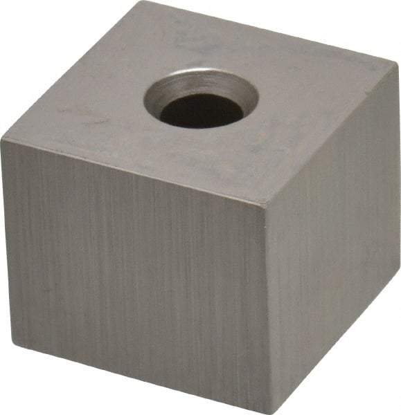 Mitutoyo - 0.8" Square Steel Gage Block - Accuracy Grade 0, Includes Certificate of Inspection - Best Tool & Supply