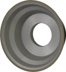 Norton - 3-3/4" Diam, 1-1/4" Hole Size, 1-1/2" Overall Thickness, 320 Grit, Type 11 Tool & Cutter Grinding Wheel - Extra Fine Grade, Diamond, R Hardness, Resinoid Bond - Best Tool & Supply