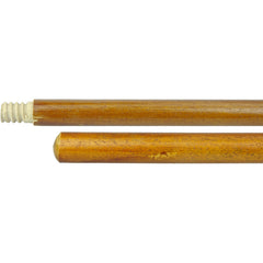 54″ Hardwood Handle, Threaded Wood Tip, 15/16″ Diameter - Best Tool & Supply