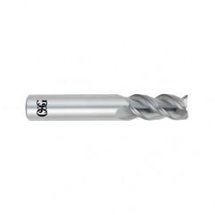 5/8 Dia. x 3-1/2 Overall Length 3-Flute Square End Solid Carbide SE End Mill-Round Shank-Center Cutting-Uncoated - Best Tool & Supply