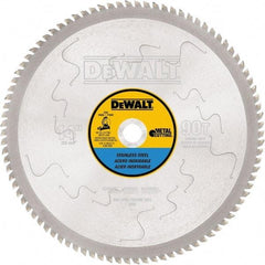 DeWALT - 14" Diam, 1" Arbor Hole Diam, 90 Tooth Wet & Dry Cut Saw Blade - Carbide-Tipped, Standard Round Arbor - Best Tool & Supply