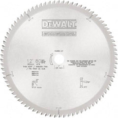 DeWALT - 6-3/4" Diam, 20mm Arbor Hole Diam, 40 Tooth Wet & Dry Cut Saw Blade - Carbide-Tipped, Standard Round Arbor - Best Tool & Supply