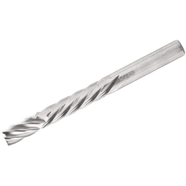 Iscar - 12mm Cutting Diam x 24mm Length of Cut, 8 Flute, Compression Spiral Router Bit - Uncoated, Right Hand Cut, Solid Carbide, 83mm OAL x 12mm Shank Diam, Square End - Best Tool & Supply