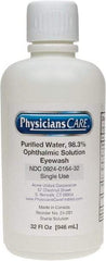 PRO-SAFE - 32 oz, Disposable Eyewash Single Refill Station - Approved by FDA - Best Tool & Supply