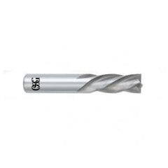 1 Dia. x 4 Overall Length 4-Flute Square End Solid Carbide SE End Mill-Round Shank-Center Cutting-Uncoated - Best Tool & Supply