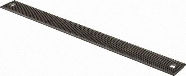 PFERD - 14" Long, Bastard Cut, Flat American-Pattern File - Curved Cut, 1/4" Overall Thickness, Flexible - Best Tool & Supply