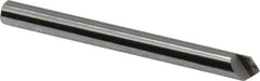 Keo - 3/16" Head Diam, 3/16" Shank Diam, 1 Flute 90° Solid Carbide Countersink - Bright Finish, 2" OAL, Single End - Best Tool & Supply