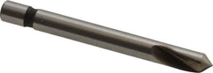 Keo - 1/8" Head Diam, 1/8" Shank Diam, 1 Flute 82° Cobalt Countersink - Bright Finish, 1-1/4" OAL, Single End - Best Tool & Supply