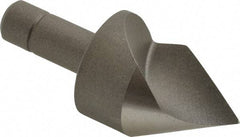 Keo - 1-1/4" Head Diam, 1/2" Shank Diam, 1 Flute 60° Cobalt Countersink - Bright Finish, 3" OAL, Single End - Best Tool & Supply