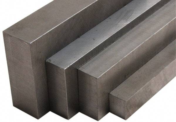 Value Collection - 3/4 Inch Thick x 3 Inch Wide x 12 Inch Long, 420 ESR Stainless Steel Rectangular Rod - Tolerance:  +0.015/+0.055 Inch Thickness, +0.060/+0.187 Inch Wide, +0.125/+0.375 Inch Length - Best Tool & Supply