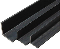 Made in USA - Low Carbon Steel, 3/16 Inch Thick Wall, Angle Iron - 1-1/2 Inch Wide x 1-1/2 Inch High x 80 Inch Long - Best Tool & Supply