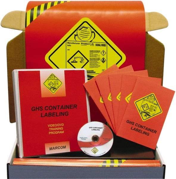 Marcom - GHS Container Labeling, Multimedia Training Kit - 12 Minute Run Time DVD, 1 Course, English - Best Tool & Supply