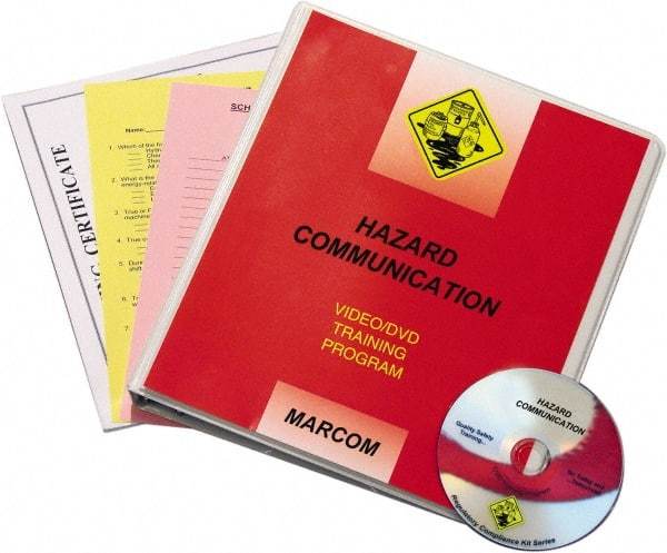 Marcom - Hazard Communication for Industrial Facilities, Multimedia Training Kit - 20 Minute Run Time DVD, 1 Course, English - Best Tool & Supply