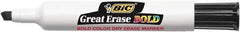 Bic - Bold, Chisel Tip, Black Dry Erase Markers - For Use with Dry Erase Boards - Best Tool & Supply