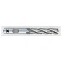 5/8 x 5/8 x 2-1/2 x 4-5/8 4 Fl HSS-CO Roughing Non-Center Cutting End Mill -  Bright - Best Tool & Supply