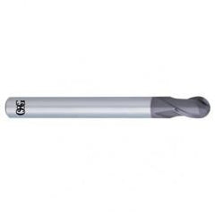 10mm Dia. - 100mm OAL - Solid Carbide - Ball Nose HP End Mill-2 FL - Best Tool & Supply