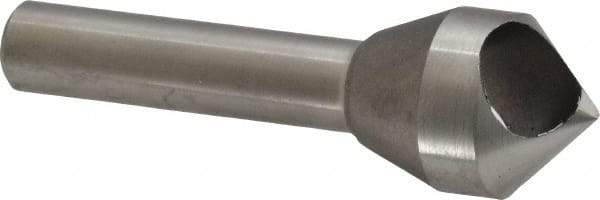 Keo - 3/4" Head Diam, 3/8" Shank Diam, 0 Flute 90° Cobalt Countersink - Bright Finish, 2-3/8" OAL, Single End, Straight Shank, Right Hand Cut - Best Tool & Supply