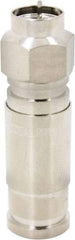 Ideal - Straight, RG11 Compression Coaxial Connector - Compatible with RG11 - Best Tool & Supply