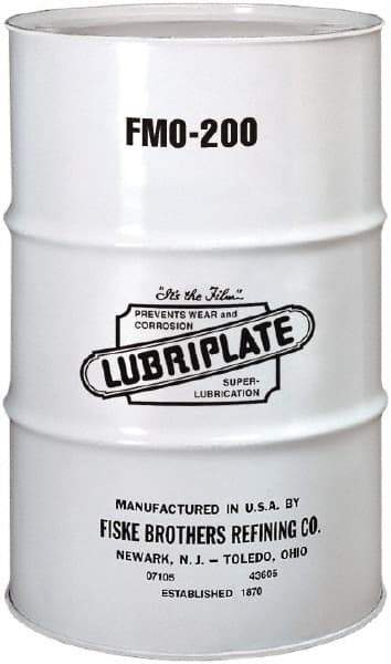 Lubriplate - 55 Gal Drum, Mineral Multipurpose Oil - SAE 10, ISO 46, 41 cSt at 40°C, 6 cSt at 100°C, Food Grade - Best Tool & Supply