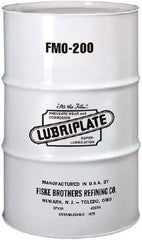 Lubriplate - 55 Gal Drum, Mineral Multipurpose Oil - SAE 10, ISO 46, 41 cSt at 40°C, 6 cSt at 100°C, Food Grade - Best Tool & Supply