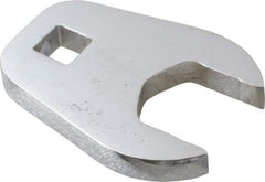 Proto - 28mm 1/2" Drive Full Polish Chrome Open End Crowfoot Wrench - 3" OAL - Best Tool & Supply