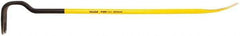 Stanley - 36" OAL Wrecking Bar - 5-21/64" Wide, Spring Steel - Best Tool & Supply