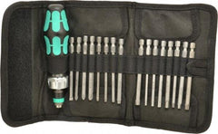 Wera - 17 Piece, Screwdriver Bit and Socket Set - #1, #2 & #3 Phillips - Best Tool & Supply