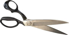 Wiss - 6" LOC, 12-1/2" OAL Inlaid Heavy Duty Shears - Offset Handle, For Composite Materials, Fabrics, Upholstery - Best Tool & Supply