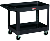 HD Utility Cart - 2 shelf 24 x 36 - 500 lb Capacity - Handle -- Storage compartments, holsters and hooks - Best Tool & Supply