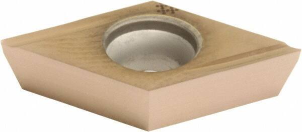 Sumitomo - DPGT32.50.5 FX Grade ACZ310 Carbide Turning Insert - TiN/AlN Finish, 55° Diamond, 3/8" Inscr Circle, 5/32" Thick, 0.0078" Corner Radius - Best Tool & Supply