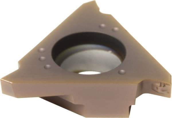 Sumitomo - 40062TGA BF Grade AC530U, 3/16" Cutting Width Carbide Grooving Insert - 0.154" Max Depth of Cut, Right Hand, 0.0079" Corner Radius, TiAlN/AlCrN Finish - Best Tool & Supply