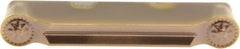 Sumitomo - 3125GCMN RG Grade AC530U, 1/8" Cutting Width Carbide Grooving Insert - 1" Max Depth of Cut, Neutral, 1/16" Corner Radius - Best Tool & Supply