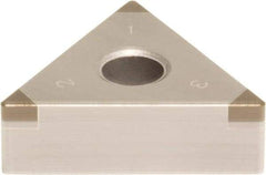 Sumitomo - 3NU-TNGA332 Grade BN7500 PCBN Turning Insert - Uncoated, 60° Triangle, 3/8" Inscr Circle, 3/16" Thick, 1/32" Corner Radius - Best Tool & Supply