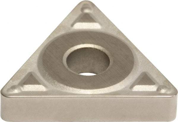 Sumitomo - TNMG321 ENK Grade T1200A Cermet Turning Insert - Uncoated, 60° Triangle, 3/8" Inscr Circle, 1/8" Thick, 1/64" Corner Radius - Best Tool & Supply