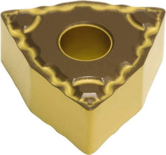 Sumitomo - WNMG433 ELUW Grade AC820P Carbide Turning Insert - Al2O3 Finish, 80° Trigon, 1/2" Inscr Circle, 3/16" Thick, 3/64" Corner Radius - Best Tool & Supply