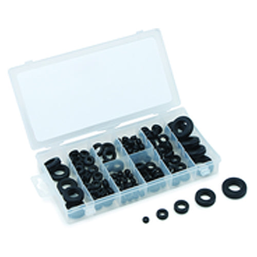 110 pieces Rubber Grommet Assortment, Sizes 1/4″–1″ - Best Tool & Supply