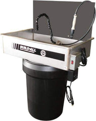 Build-All - Drum Mount Water-Based Parts Washer - 25 Gal Max Operating Capacity, 304 Stainless Steel Tank, 115 Input Volts - Best Tool & Supply